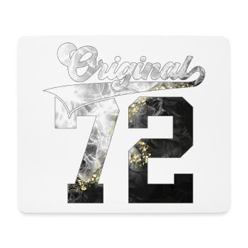54TH BIRTHDAY 1972 ORIGINAL 72 - Mouse Pad (horizontal) - white - Front