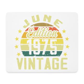 June 1975 June Retro Birthday Gift June 1975 - Mouse Pad (horizontal) - white - Front