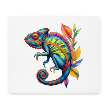 Caméléon Caméléons Reptiles - Tapis de souris (format paysage) - blanc - Devant