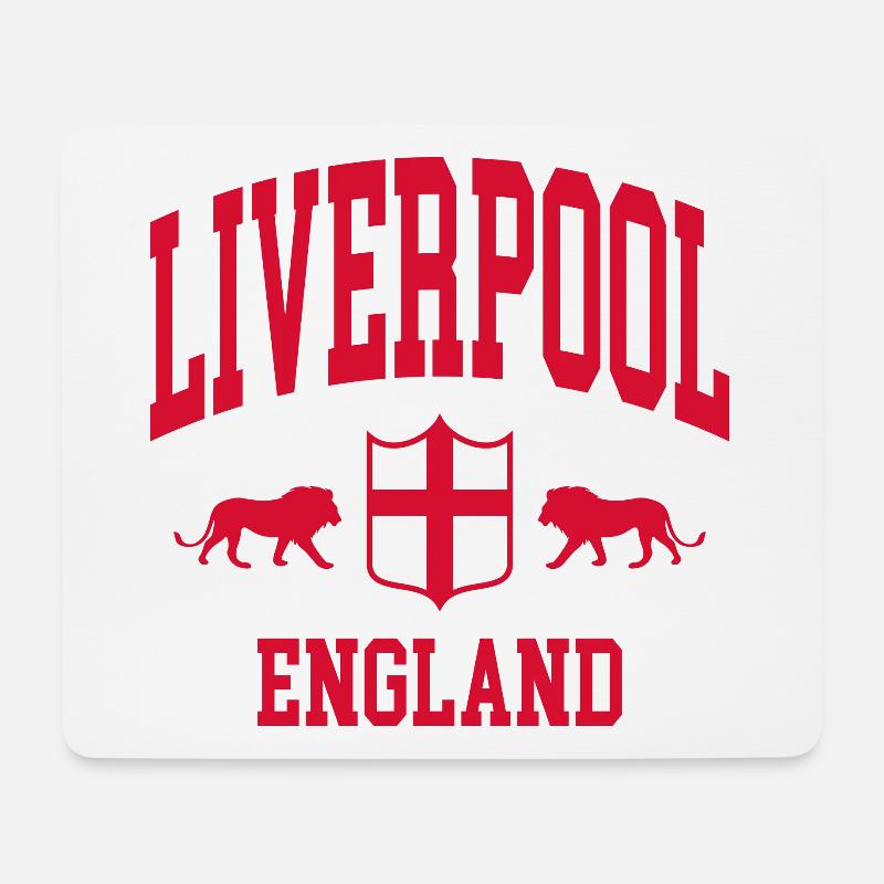 Liverpool - Mousepad (Querformat) - Weiß
