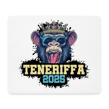Teneriffa 2025 Affe - Mousepad (Querformat) - Weiß - Vorne