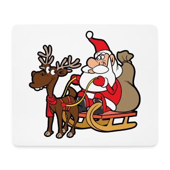 Santa Claus Christmas Santa - Mouse Pad (horizontal) - white - Front