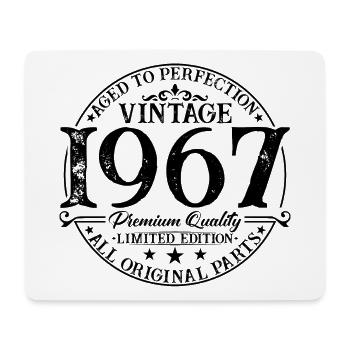 Born in 1967 Vintage Birthday Gift - Mouse Pad (horizontal) - white - Front