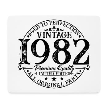 Born in 1982 Vintage Birthday Gift - Mouse Pad (horizontal) - white - Front