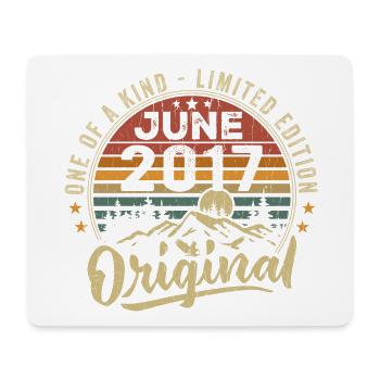 June 2017 Vintage Birthday Gift 2017 June - Mouse Pad (horizontal) - white - Front