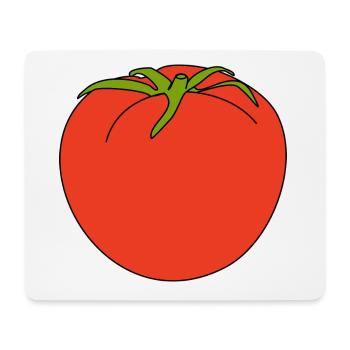 Tomate - Mousepad (Querformat) - Weiß - Vorne
