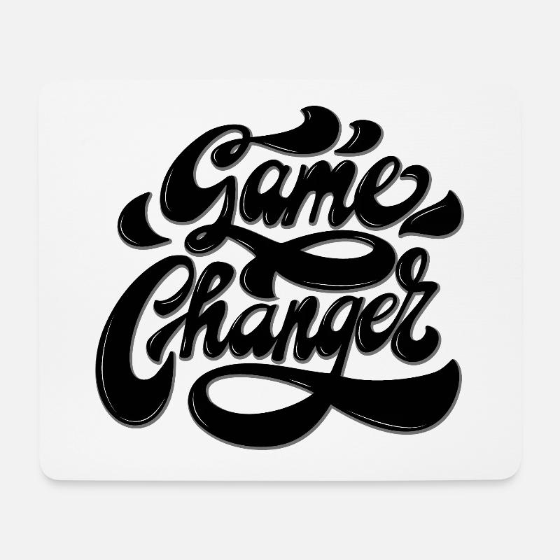 Game Changer - Mousepad (Querformat) - Weiß