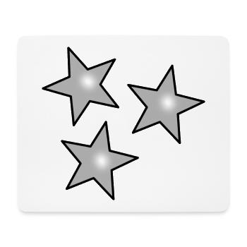 STAR. CHRISTMAS. MERRY CHRISTMAS. MERRY CHRISTMAS - Mouse Pad (horizontal) - white - Front