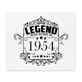 Millésime 1954 Anniversaire Vintage - Tapis de souris (format paysage) - blanc - Devant