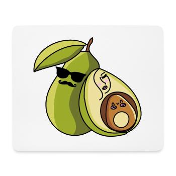 Avocado Mom für Schwangerschaft Mamacado - Mousepad (Querformat) - Weiß - Vorne