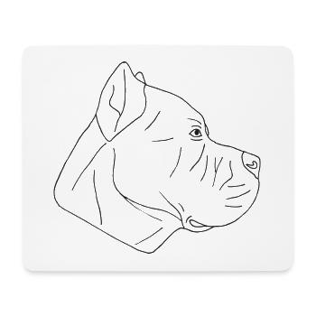 Cane Corso - Mousepad (Querformat) - Weiß - Vorne