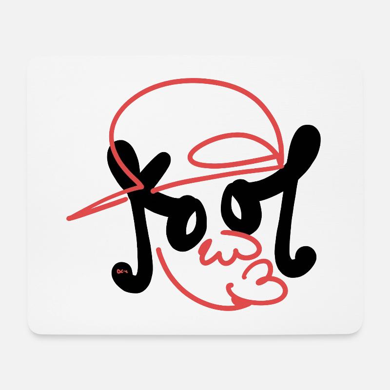 Hip Hop B-Boy Skater - Mousepad (Querformat) - Weiß