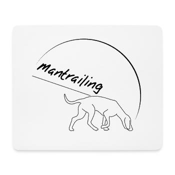MT1 2 1 - Tapis de souris (format paysage) - blanc - Devant