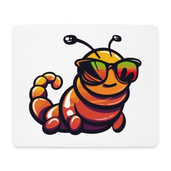 Wurm Cool Comic - Mouse Pad (horizontal) - white - Front