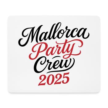 Majorque Party Crew 2025 (Garantie du prix le plus bas) - Tapis de souris (format paysage) - blanc - Devant