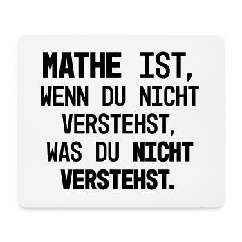 Mathe Verständnis Hä - Mousepad (Querformat) - Weiß - Vorne