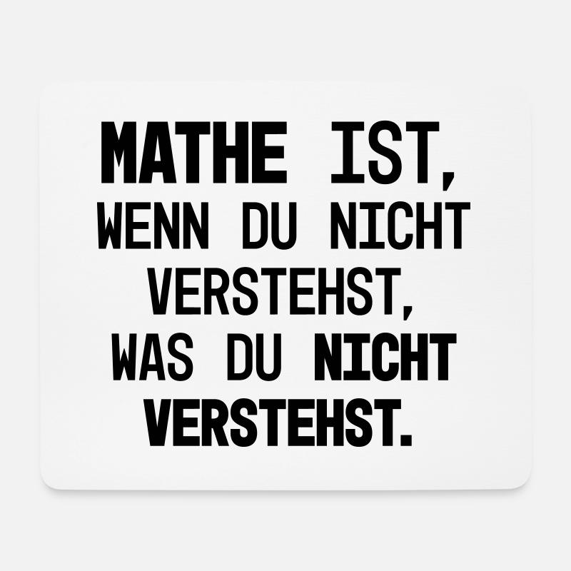 Mathe Verständnis Hä - Mousepad (Querformat) - Weiß