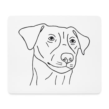 Jack Russell Terrier - Mousepad (Querformat) - Weiß - Vorne