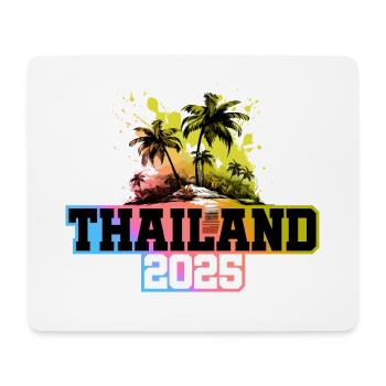 Thailand 2025 Palmen Bunt - Mousepad (Querformat) - Weiß - Vorne