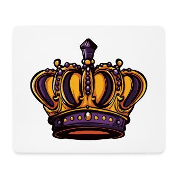 Krone - Mousepad (Querformat) - Weiß - Vorne