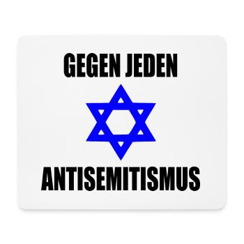 Gegen jeden antisemitismus - Mousepad (Querformat) - Weiß - Vorne