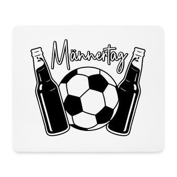 Vatertag Fußball Papa Sohn Baby Flaschen Männertag - Mousepad (Querformat) - Weiß - Vorne