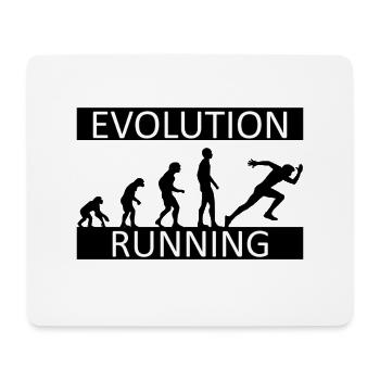 Evolution Running - Running - Jogging - Marathon - Mouse Pad (horizontal) - white - Front