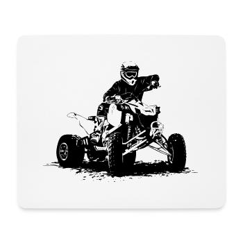Quad Racing - ATV Racer - Mouse Pad (horizontal) - white - Front