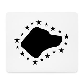 Jack Russell Terrier - Mousepad (Querformat) - Weiß - Vorne