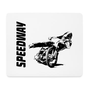 Speedway - Motorcycle Speedway - Tapis de souris (format paysage) - blanc - Devant