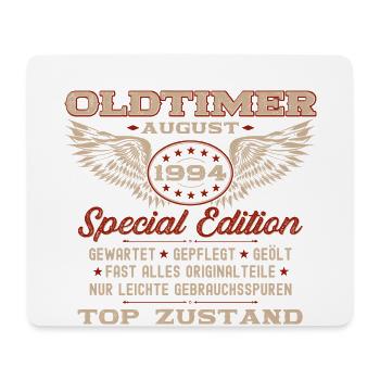 30. Geburtstag Oldtimer August 1994 Jahrgang - Mousepad (Querformat) - Weiß - Vorne