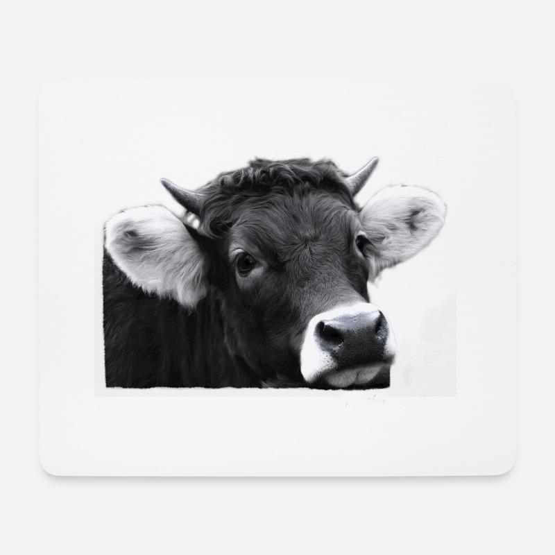 Die Kleine Teufelkuh - Mousepad (Querformat) - Weiß