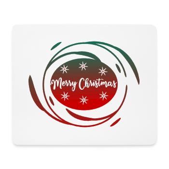 WEIHNACHTEN. FROHE WEIHNACHTEN. FROHE WEIHNACHTEN. NEUJAHRSTAG - Mousepad (Querformat) - Weiß - Vorne