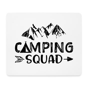 Camping Squad - Camping - Tapis de souris (format paysage) - blanc - Devant