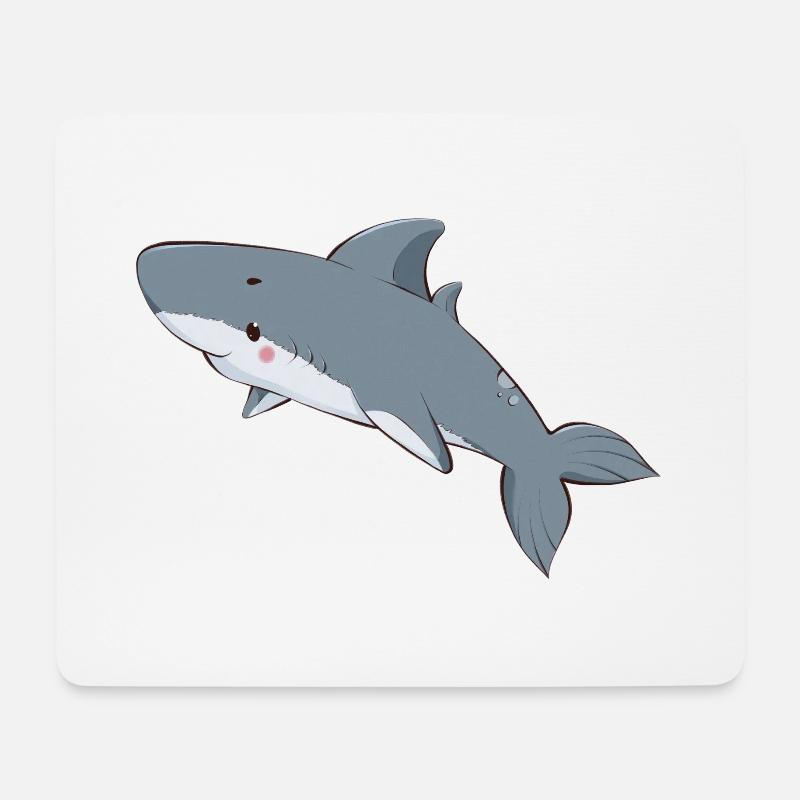 Shark - Mouse Pad (horizontal) - white