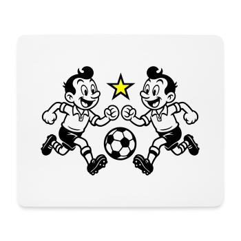 Équipe de football Comic Club - Tapis de souris (format paysage) - blanc - Devant