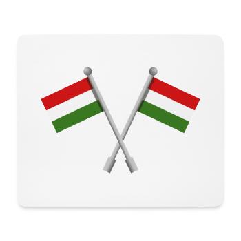Ungarische Flagge - Mousepad (Querformat) - Weiß - Vorne