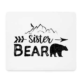 Sister Bear - sister - Mouse Pad (horizontal) - white - Front