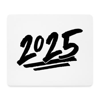 2025 Jahr - Mousepad (Querformat) - Weiß - Vorne