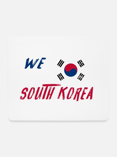 Wir sind Südkorea - Mousepad (Querformat) - Weiß