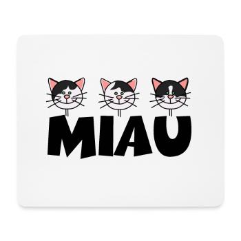Katzen1 1 - Mousepad (Querformat) - Weiß - Vorne