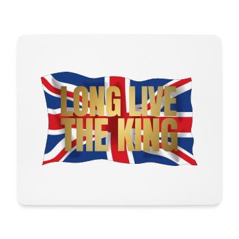 Couronnement du roi britannique Charles Angleterre Drapeau - Tapis de souris (format paysage) - blanc - Devant