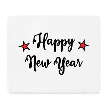 HAPPY NEW YEAR. NEW YEAR'S EVE. NEW YEAR - Mouse Pad (horizontal) - white - Front