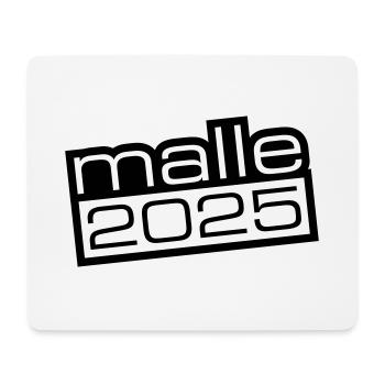 Malle 2025 - Mousepad (Querformat) - Weiß - Vorne