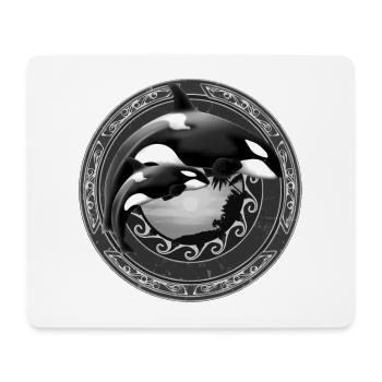 Orque orque - Tapis de souris (format paysage) - blanc - Devant