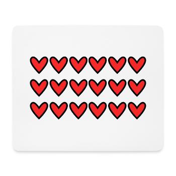 HAPPY BIRTHDAY. HAPPY BIRTHDAY. ANNIVERSARY. - Mouse Pad (horizontal) - white - Front