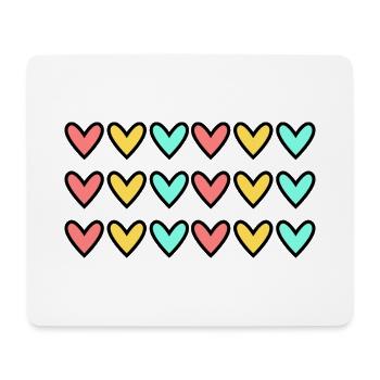 100. 100 ANS. 100e ANNIVERSAIRE. ANNIVERSAIRE 100 - Tapis de souris (format paysage) - blanc - Devant