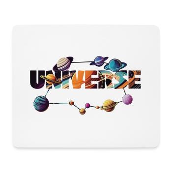 universe - Mousepad (Querformat) - Weiß - Vorne