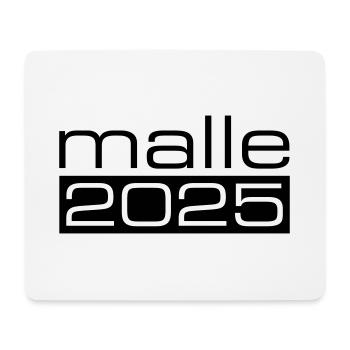 Malle 2025 - Tapis de souris (format paysage) - blanc - Devant