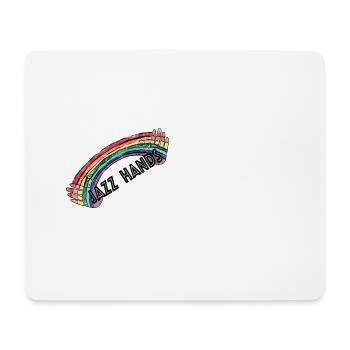 Jazz Hands @Razdazthem - Mousepad (Querformat) - Weiß - Vorne
